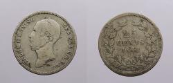 World Coins - NETHERLANDS: 1848 w/o dot 25 Cents