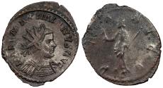 Ancient Coins - Maximianus 286-305 A.D. Antoninianus Lugdunum Mint Near EF