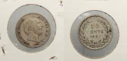 World Coins - NETHERLANDS 1887. 10 Cents