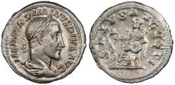 Ancient Coins - Maximinus I 235-238 A.D. Denarius Rome Mint EF