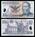 World Coins - MEXICO United States Banco de Mexico 17 May 2001 20 Pesos UNC