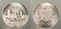 World Coins - POLAND: 1990 Solidarity 100,000 Zlotych