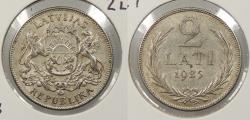 World Coins - LATVIA: 1925 2 Lati