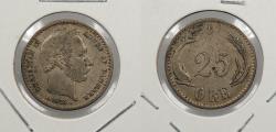 World Coins - DENMARK 1874 25 Øre