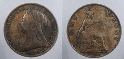 World Coins - GREAT BRITAIN: 1900 Victoria Penny