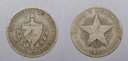 World Coins - CUBA: 1932 20 Centavos