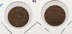 World Coins - GERMAN STATES: Saxe-Hildburghausen 1821 Heller