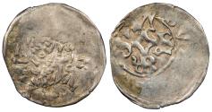 World Coins - GERMAN STATES Wurzburg Bishopric 13th Century Denar / Pfennig Near EF