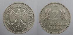 World Coins - GERMANY: Federal Republic 1951-F 2 Mark
