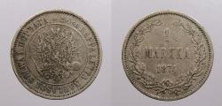 World Coins - FINLAND: 1874 Markka