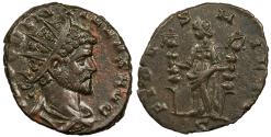 Ancient Coins - Quintillus 270 A.D. Antoninianus Mediolanum Mint EF