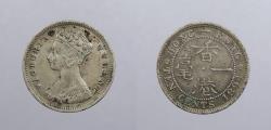 World Coins - HONG KONG: 1894 Victoria 10 Cents