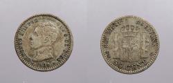 World Coins - SPAIN: 1904(04) 50 Centimos