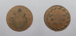 World Coins - ITALIAN STATES: Papal States 1824 Quattrino
