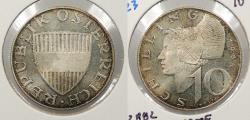 World Coins - AUSTRIA: 1964 10 Schilling Proof