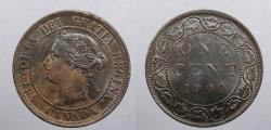 World Coins - CANADA: 1900-H Victoria Cent