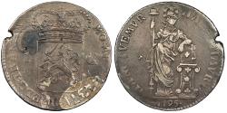 World Coins - NETHERLANDS Overijssel 1795 Gulden VF