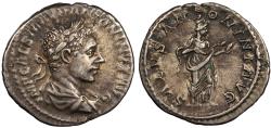 Ancient Coins - Elagabalus 218-222 A.D. Denarius Rome Mint Good VF