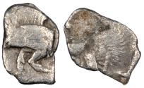 Ancient Coins - Mysia Kyzikos ca. 450-400 B.C. Tetartemorion Fine