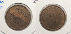 World Coins - GERMANY Empire 1874-E 2 Pfennig