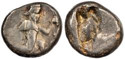 Ancient Coins - Achaemenid Kings temp. Artaxerxes I to Artaxerxes II ca. 450-375 B.C. Siglos VF