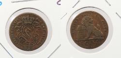 World Coins - BELGIUM: 1846 Centime
