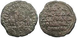 Ancient Coins - Basil I 867-886 A.D. Follis Constantinople Mint VF