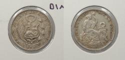 World Coins - PERU Republic 1906-JF Dinero