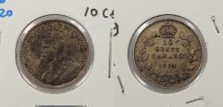 World Coins - CANADA 1921 10 Cents