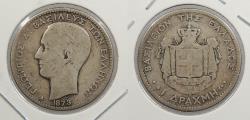World Coins - GREECE: 1873-A Drachma