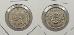 World Coins - GREAT BRITAIN: 1943 Struck for use in British W. Indies. 3 Pence