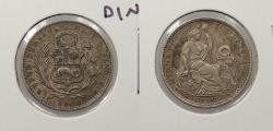 World Coins - PERU Republic 1906-JF Dinero