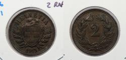 World Coins - SWITZERLAND: 1913 2 Rappen