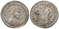 Ancient Coins - Diocletian 284-305 A.D. Antoninianus Antioch Mint EF