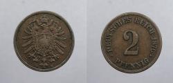 World Coins - GERMANY: Empire 1876-B 2 Pfennig