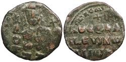 Ancient Coins - Nicephorus II, Phocas 963-969 A.D. Follis Constantinople Mint VF