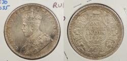 World Coins - INDIA British 1919(c) Rupee