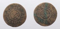 World Coins - NEPAL: VS1983 (1926) Khukris 'Left-over-right' 5 Paisa