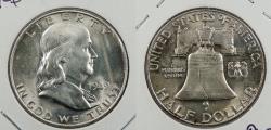 Us Coins - 1949-D Franklin 50 Cents (Half Dollar) BU