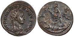 Ancient Coins - Probus 276-282 A.D. Antoninianus Lugdunum Mint EF