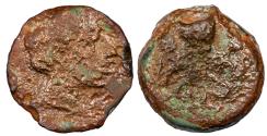 Ancient Coins - Sicily Syracuse Second Democracy ca. 466-405 B.C. Onkia About Fine