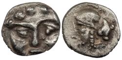 Ancient Coins - Pisidia Selge ca. 350-300 B.C. Obol Near EF