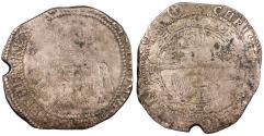 World Coins - ENGLAND Charles I (1644-1646) Contemporary counterfeit Halfcrown Fine