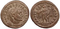 Ancient Coins - Diocletian 284-305 A.D. Follis Trier Mint VF