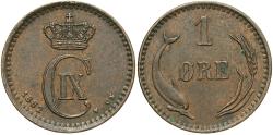 World Coins - DENMARK 1882 1 Ore