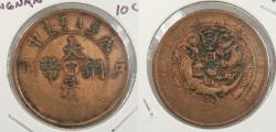 World Coins - CHINA: Kiangnan Yr.43 (1906) 10 Cash