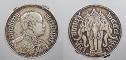 World Coins - THAILAND: BE2458 (1915) Baht