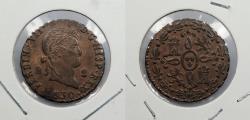 World Coins - SPAIN: 1830 Ferdinand VII 2 Maravedis