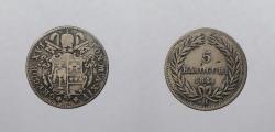 World Coins - ITALIAN STATES: Papal States 1844-R XIV 5 Baiocchi