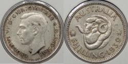 World Coins - AUSTRALIA 1939 Shilling